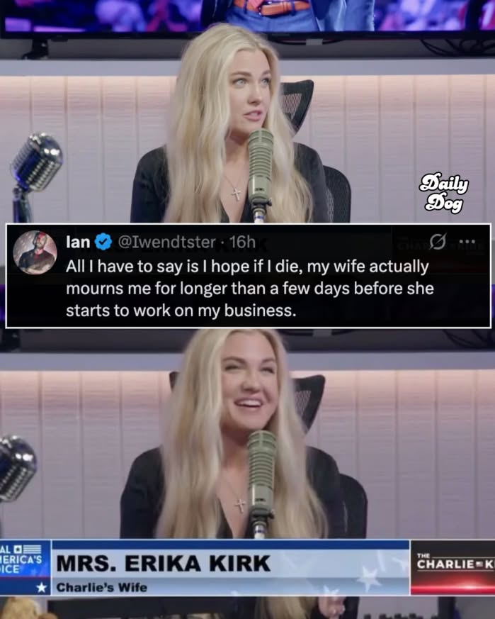 Supporters have begun questioning Erika Kirk, saying they feel uneasy that she seems to have moved on so soon after Charlie Kirk’s death