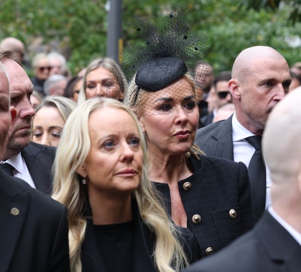 Ricky Hatton’s ex Claire Sweeney breaks down in tears at boxing star’s funeral