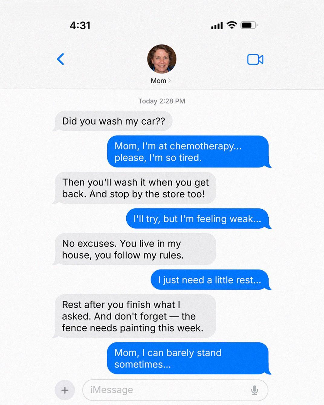 I Was Fighting Cancer, but My Mom Treated Me Like a Servant — Until a True Friend Saved Me