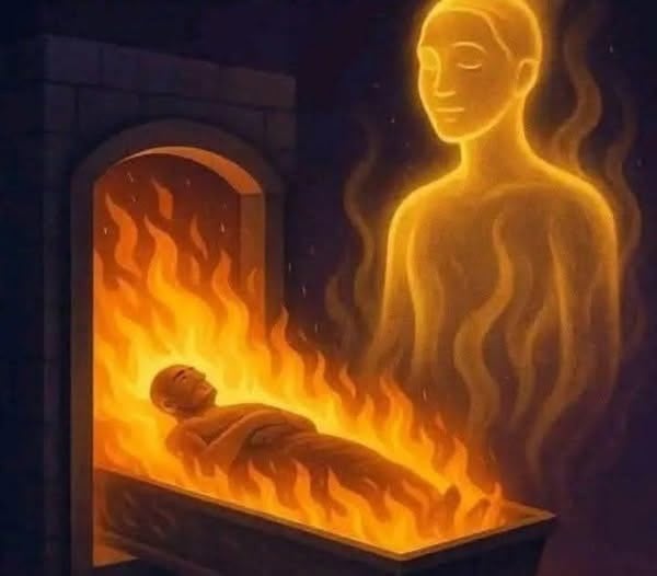 THE SIN OF CREMATION according to the religion says that