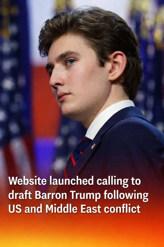 Emergence of Draft Barron Trump Website Amid U.S.-Iran Tensions