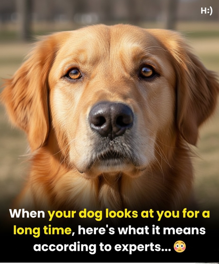 Why Your Dog Stares Into Your Eyes: The Hidden Emotional Meaning Behind That Loving Gaze and How Eye Contact Between You and Your Dog Builds Trust, Releases the “Love Hormone,” and Strengthens Your Unique Bond