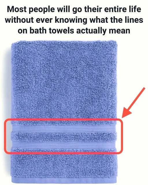 The Hidden Function Behind the Lines on Bath Towels: A Surprisingly Ingenious Design Explained