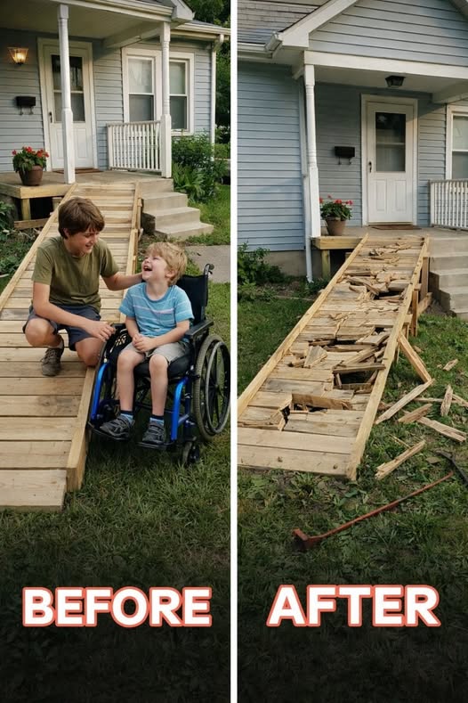 He Built a Ramp for a Child in Need — What the Neighbors Did Next Changed Everything