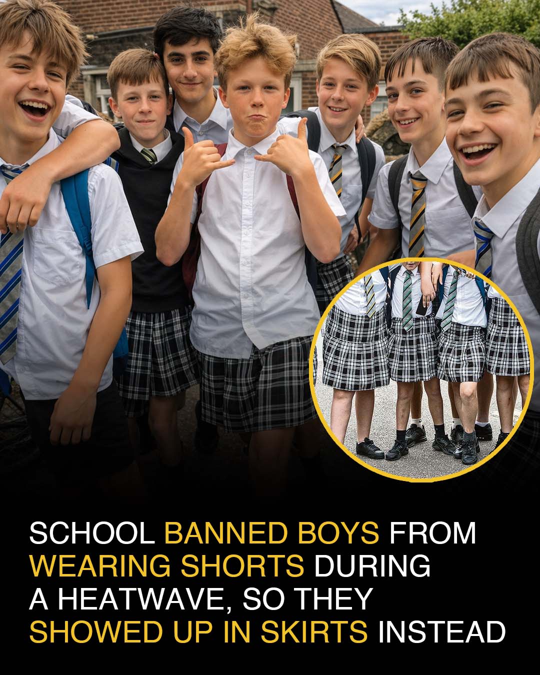 👔 When Boys Wore Skirts to Beat the Heat